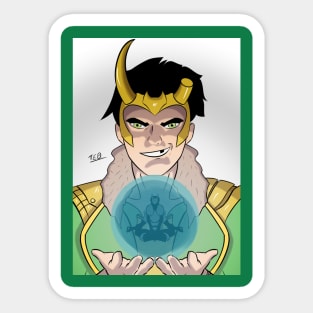 Loki, God of Stories. Sticker
